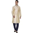 thumbnail image 1 of Royal Kurta Men's Dupion Silk Kurta Pyjama Set Red, 1 of 1