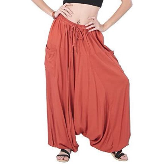 Royal Kurta Men's Loose Fit Cotton Patiala Salwar (996/WHITE/COTON/PATIALA/_Orange_Free)