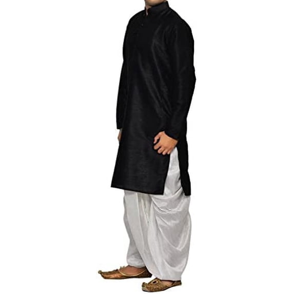Royal Kurta Mens Cotton Silk Kurta Dhoti