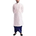thumbnail image 1 of Royal Kurta Mens Silk Blend Dhoti Kurta Beige, 1 of 1