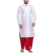 Royal Kurta Mens Silk Blend Dhoti Kurta
