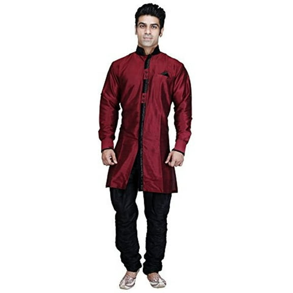 Royal Kurta Mens Silk Blend Sherwani
