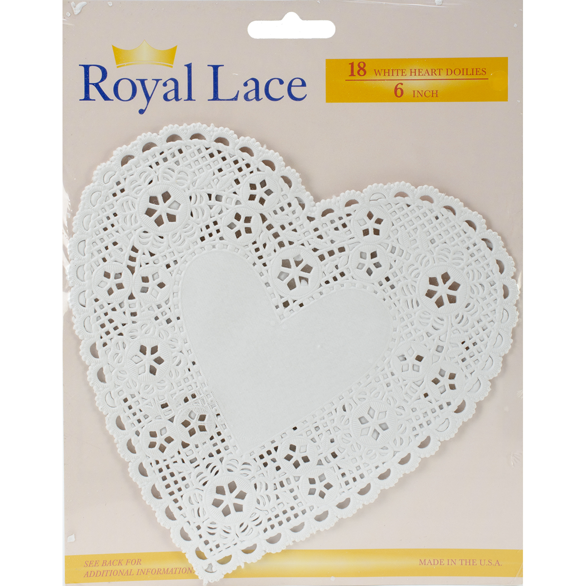Royal Lace Paper Doilies, 6", 18pk