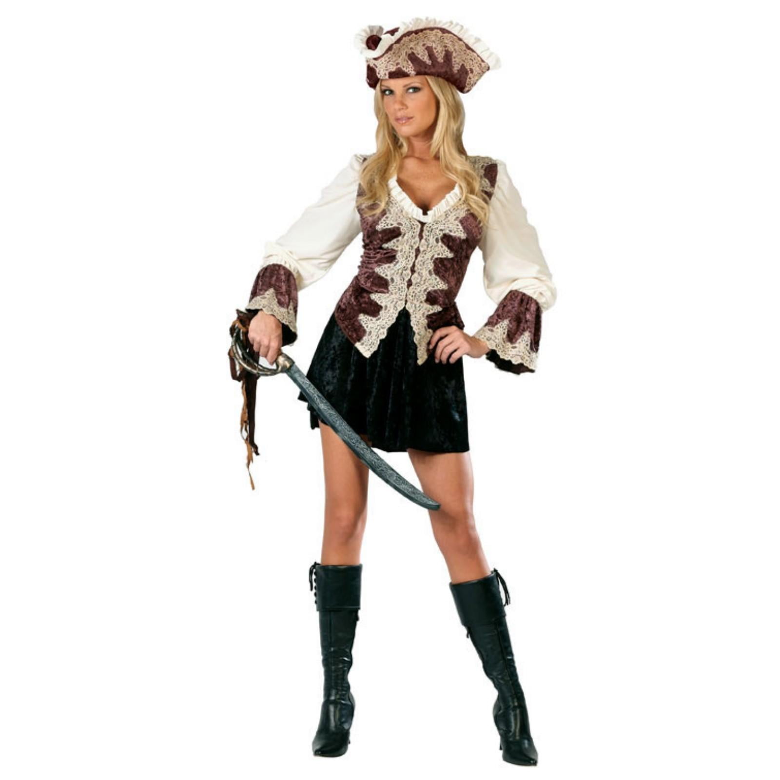 Royal Lady Pirate Adult Costume - M/L (8-14) - Walmart.com