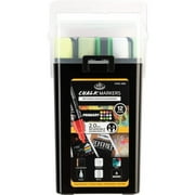 Royal & Langnickel Chalk Markers with Storage Case, 2.0mm Tips, Primary Colors, 12 Pack