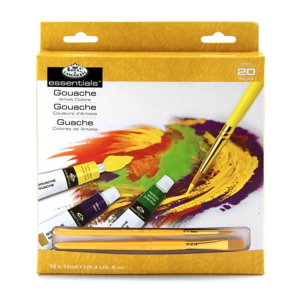 GOU12 Series | Gouache Paint Packs with Brushes - 12 ml
