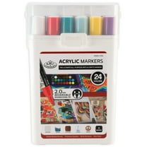 Royal & Langnickel - 24pc 2MM Acrylic Paint Marker Set, Primary Colors