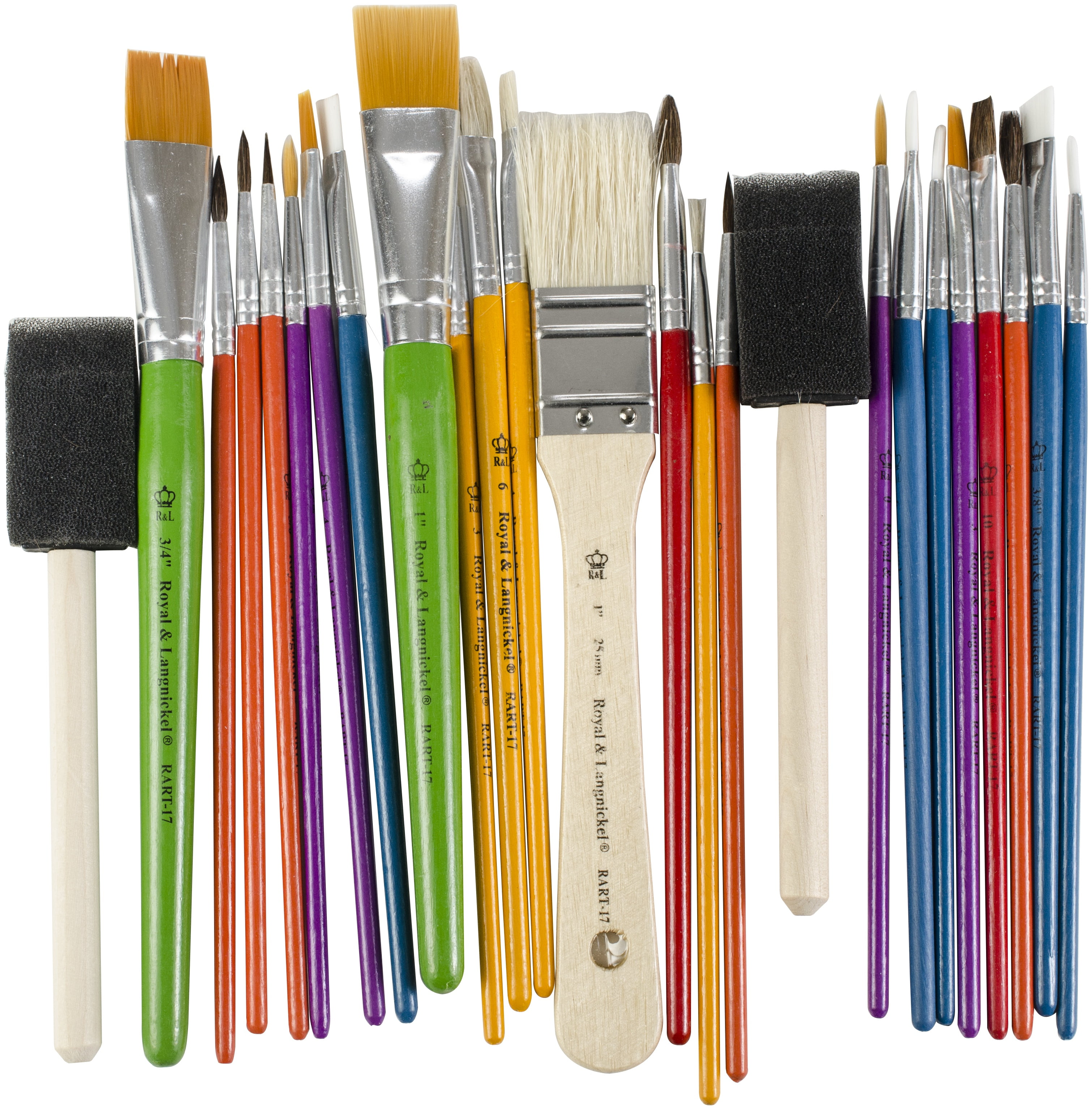 Colorations® Watercolor Paint Brush Classroom Pack - 144 Pieces