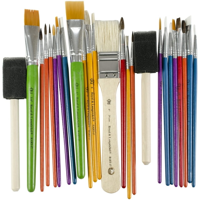 Royal & Langnickel 25-Piece Brush Value Pack, Assorted Sizes