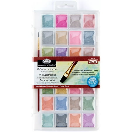 Royal & Langnickel Essentials - Pearlescent Watercolor Artist Cake Paint with Brush 29 Pieces price history and forecast - Royal & Langnickel WAC-184