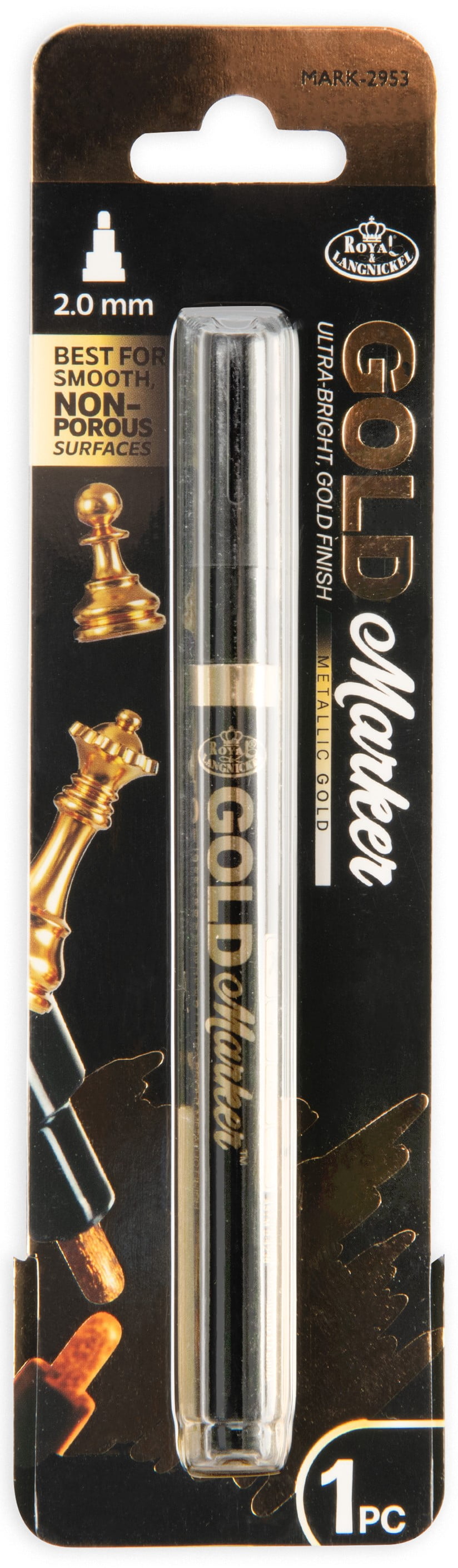 Royal & Langnickel 2mm Silver Liquid Chrome Marker