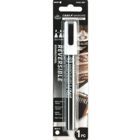 Royal & Langnickel 2mm White Chalk Marker - 3 Pack