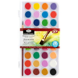 Royal & Langnickel - 5pc Soft Grip Long Handle Artist Paint Brush Set - Fan  Variety