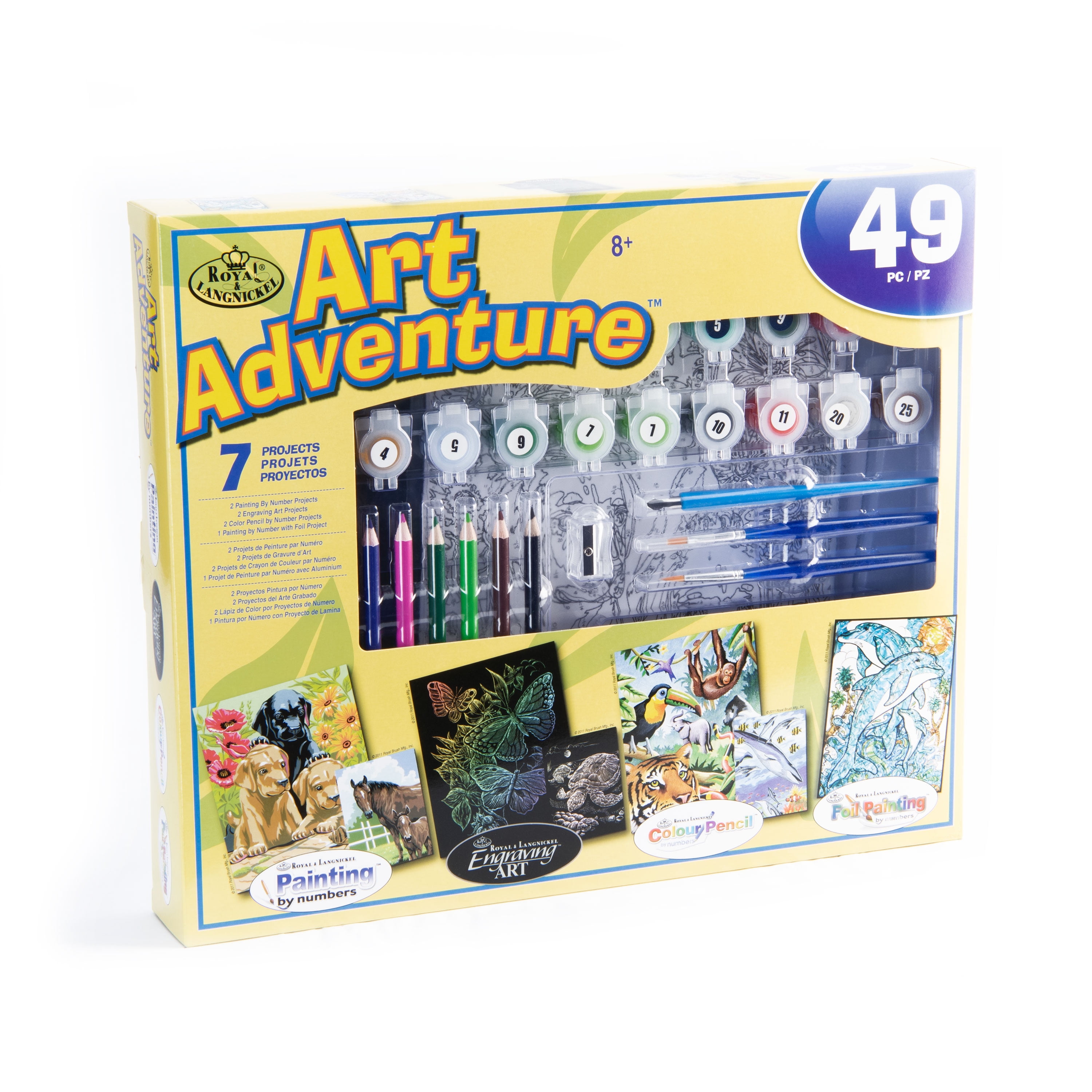 Crayola Masterworks Art Case, 200+ Pieces, Gift for Kids, Ages 4, 5, 6, 7