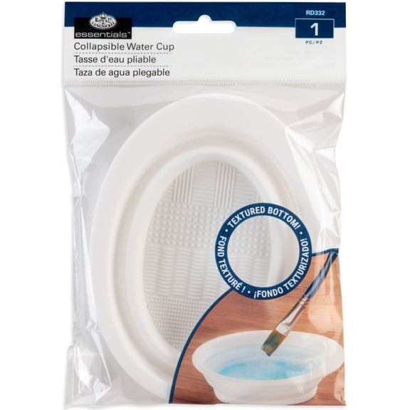 Royal & Langnickel Essentials Artists Collapsible Water Cup with Textured Bottom