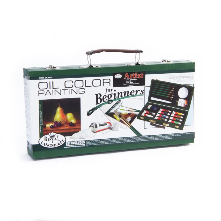 Royal and Langnickel Oil Color Painting Artist Set for Beginners  (RSET-OIL3000) (RSET-OIL3000)