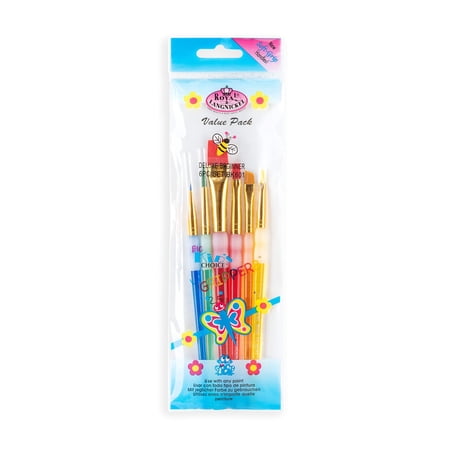 Royal & Langnickel Big Kid's Choice™ 6pc Lil' Grippers™ Beginner Art Brush Set