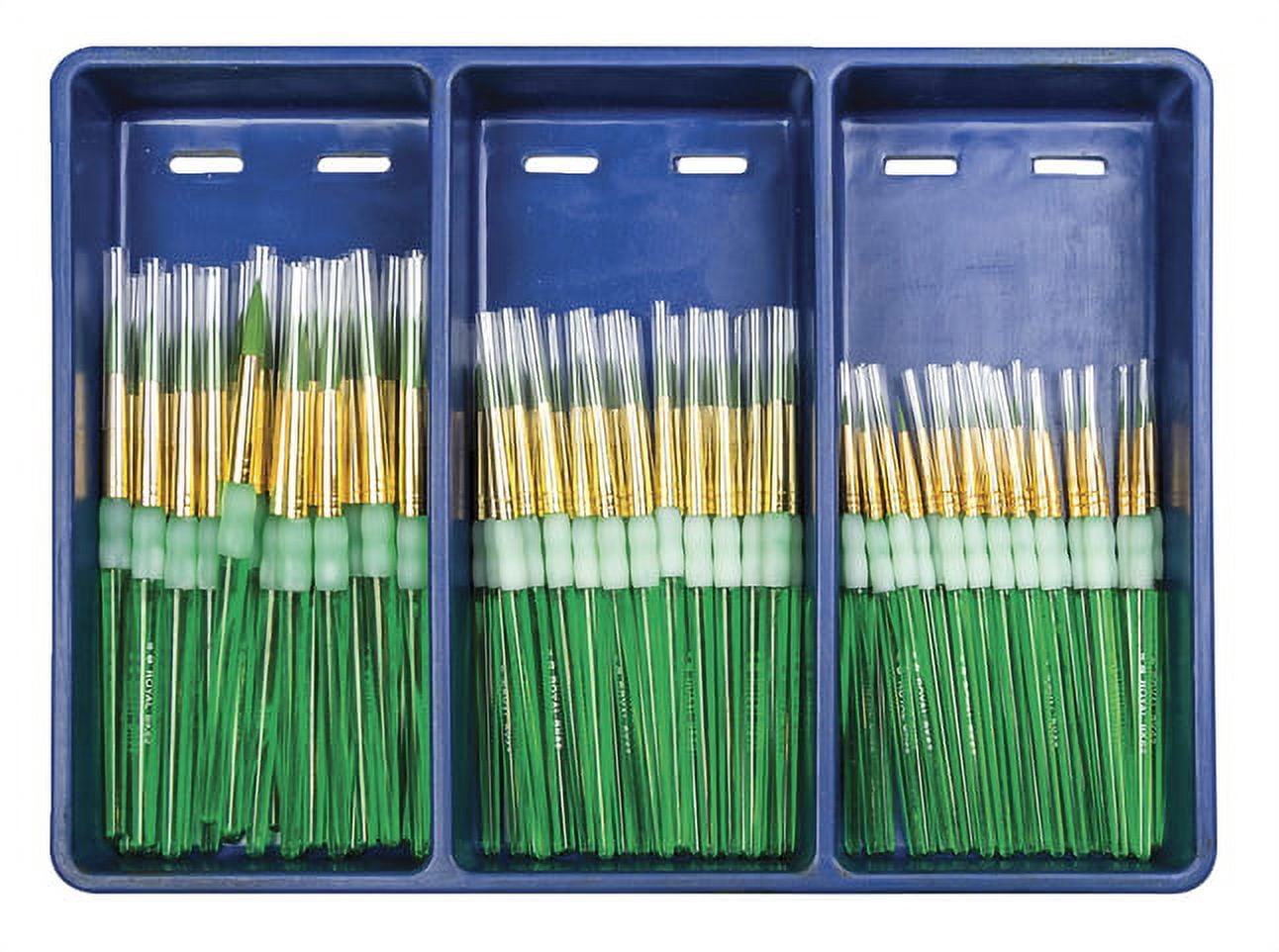 Royal & Langnickel Big Kid's Choice Round Brush Set, Assorted Sizes, Set of 90 Brushes