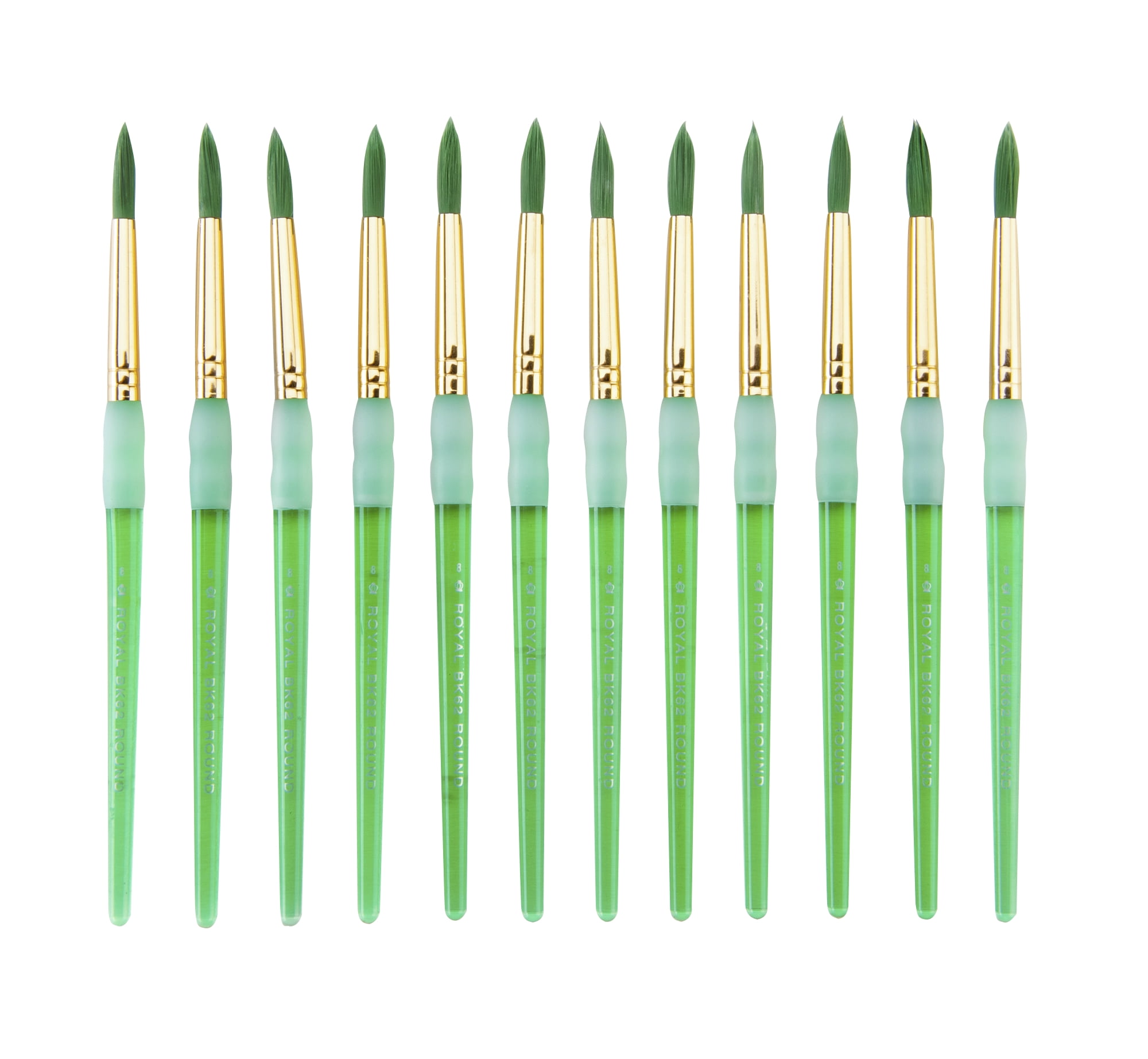 Royal Brush Big Kids Choice Round Paint Brush, Size 8, Pack of 12