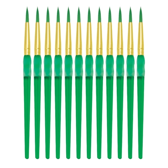Royal Brush Big Kids Choice Round Paint Brush, Size 6, Pack of 12