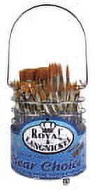 Royal Langnickel  Classroom Caddie - Clear Choice, Round and Flat, Set of 72