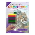 thumbnail image 1 of Royal & Langnickel Color Pencil By Number Kit 8.75"X11.75"-Cougar, 1 of 2