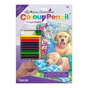 CPN9 | Colour Pencil by numbers™ 13pc 8.75" x 11.75" Wash Day Fun Project