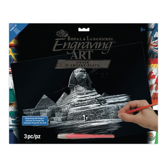 Royal & Langnickel Engraving Art™ Famous Places Silver Foil Project