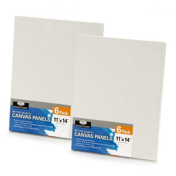 CNVB-1114-6 | 6-pack 11" x 14" Canvas Board