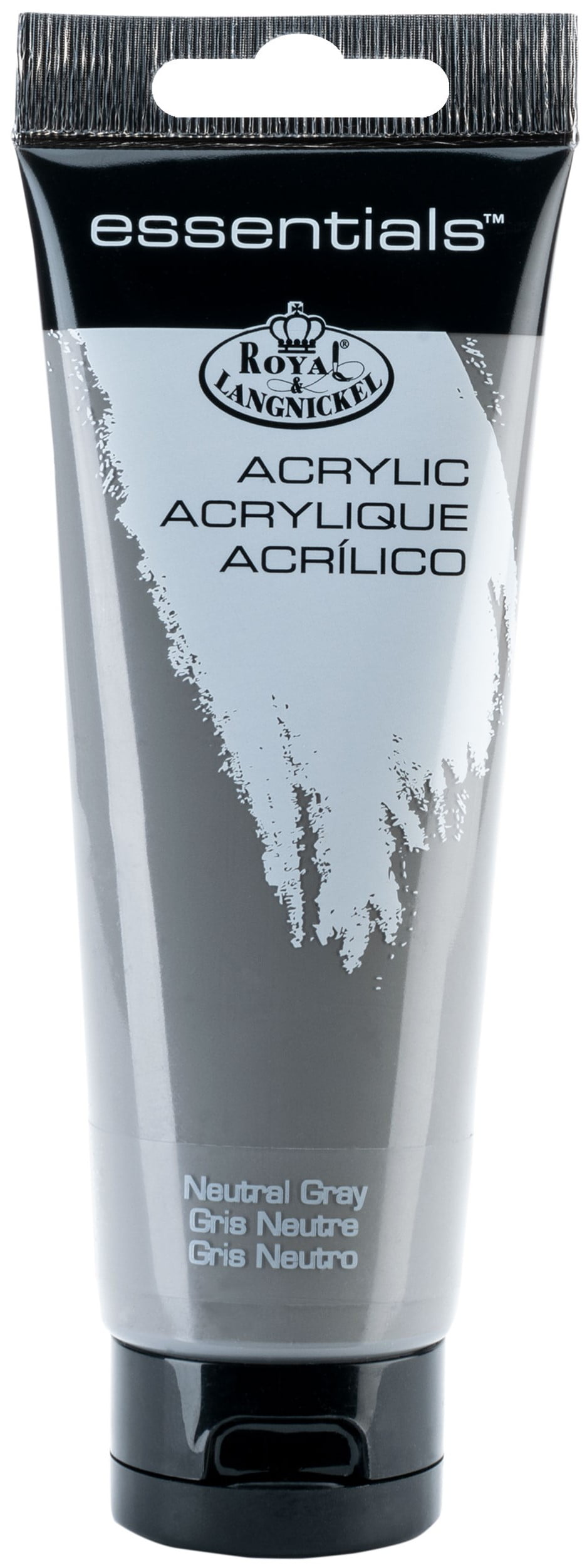  Royal & Langnickel Essentials Acrylic Tube Paint, 120ml, Mars  Black