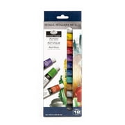 Royal & Langnickel Essentials 12ml 12 Colors Metallic Artist Acrylic Paint Set 12 Pack
