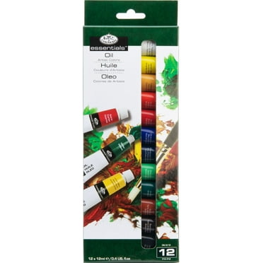 Royal & Langnickel Essentials 12ml Artist Oil Paint Tubes, 12 Colors
