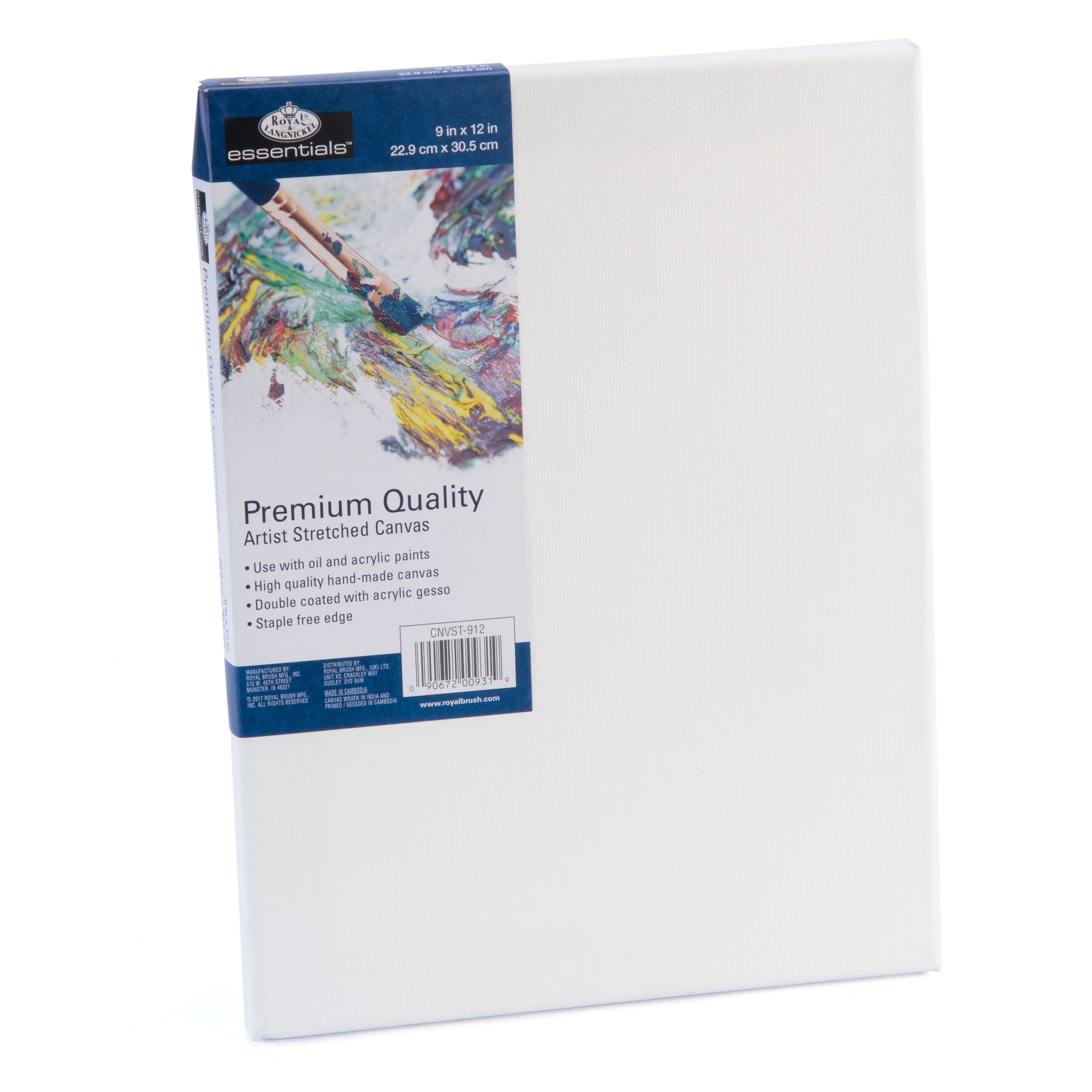 Royal & Langnickel Essentials 8 x 10 Stretched Canvas, 10Pk