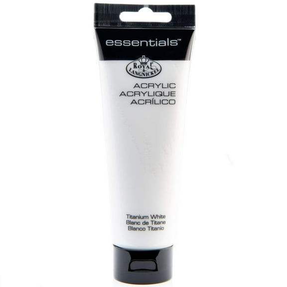 Royal & Langnickel Essentials Acrylic Paint - Titanium White, 120ml