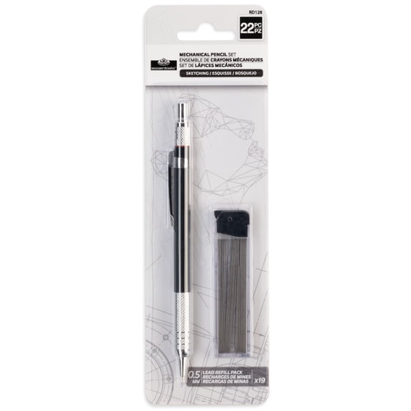 Royal & Langnickel Essentials Mechanical Pencil Set with 20 Lead Refills