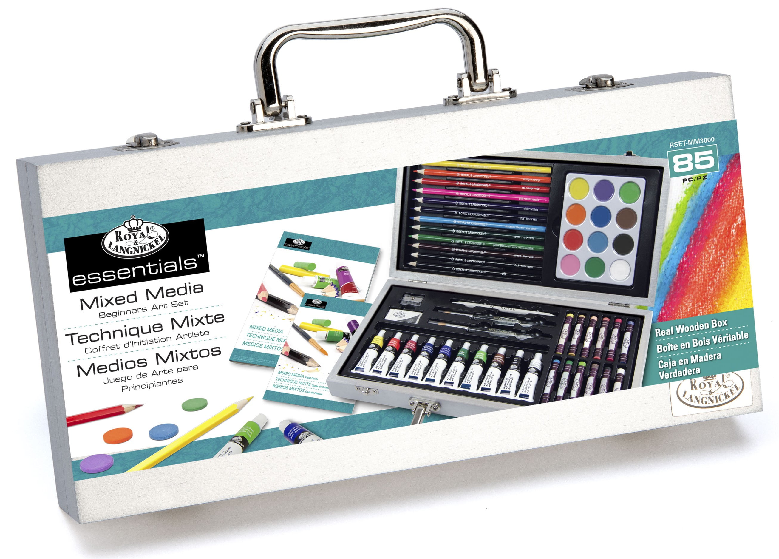 Royal & Langnickel Essentials Mixed Media Beginners Art Set, 85pc