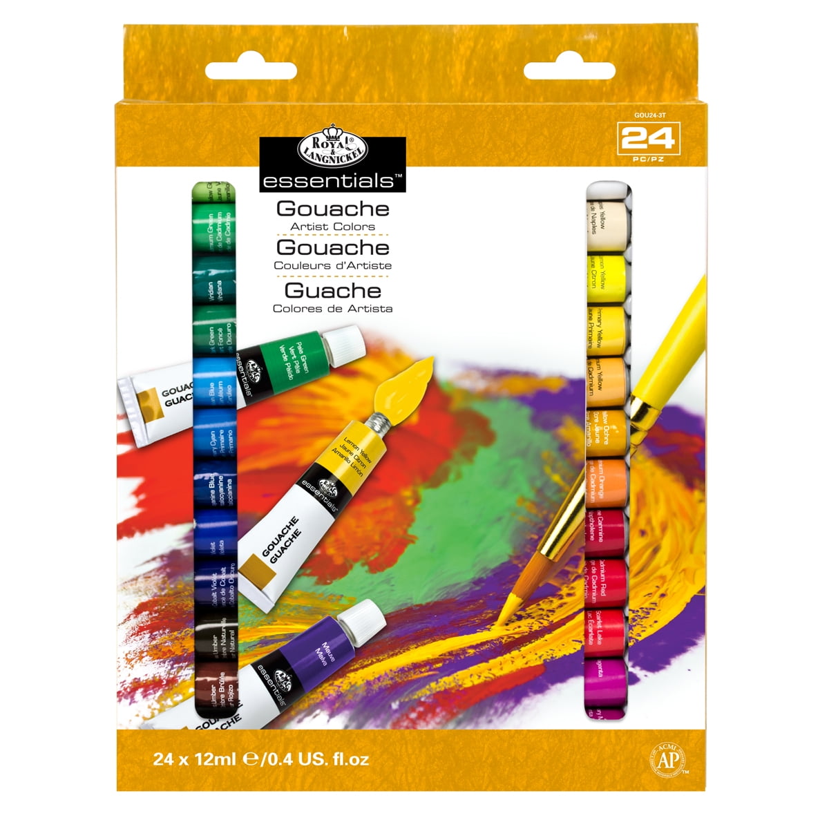 Set Di Colori A Olio Royal & Langnickel In Valigetta - 12 Colori, 3 Pennelli, Tela, Tavolozza E Guida Per Principianti - 2