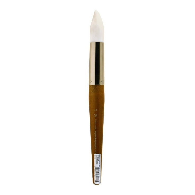 Royal & Langnickel, Jumbo Brush, Stiff White Taklon, Round Royal & Langnickel, Jumbo Brush, Stiff White Taklon, Round