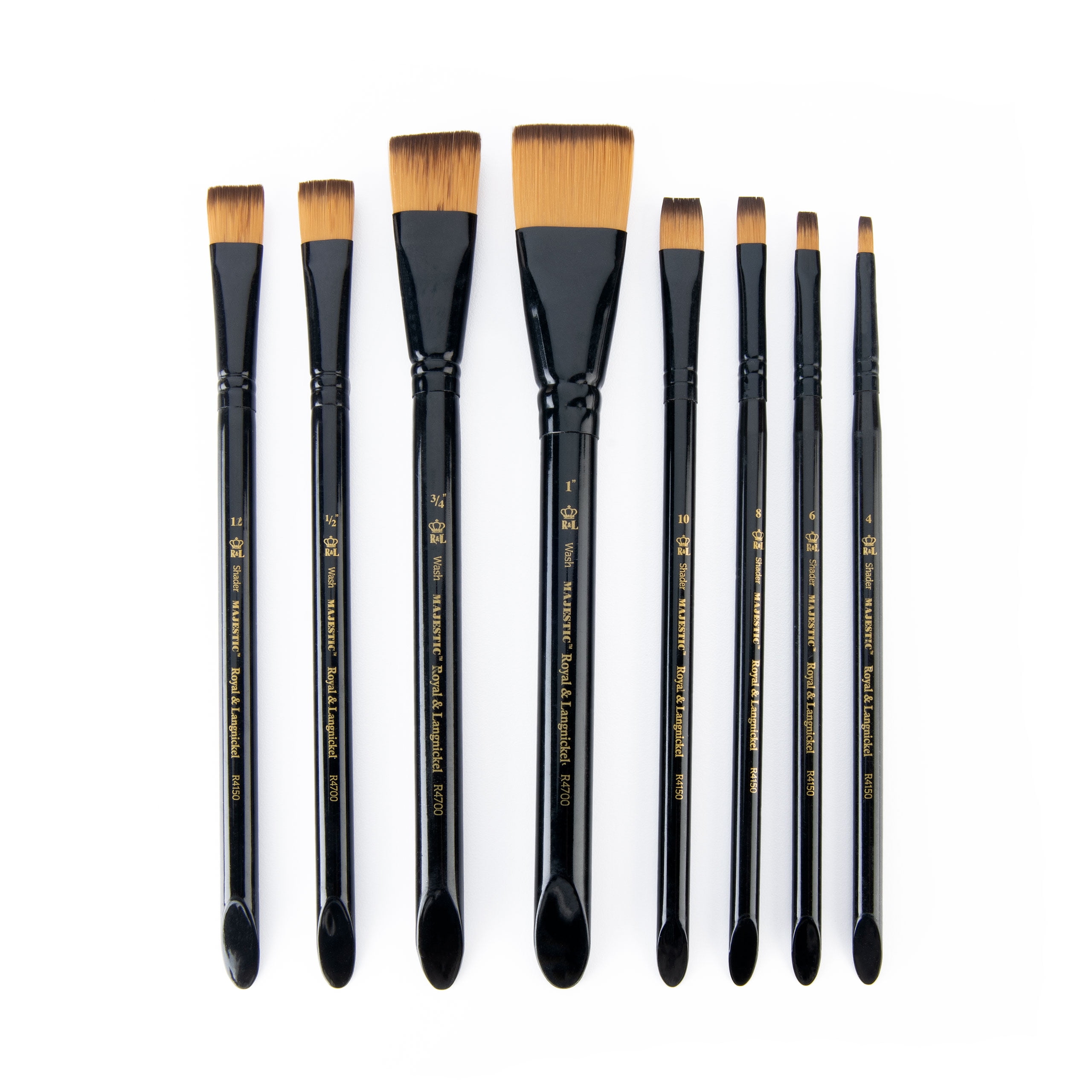 ROYAL MAJESTIC CHUNGKING SHORT BRISTLE ROUND DRYBRUSH SET -  MAJ-SH-RND-DRYBRUSH-SPECIAL