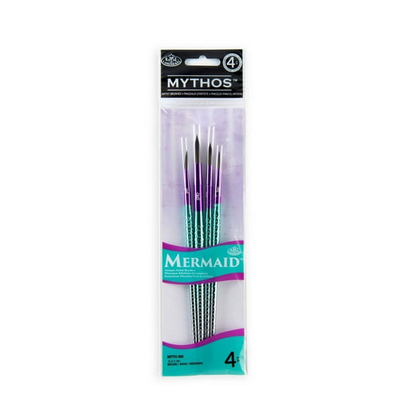 MYTH 302 | Mythos™ Mermaid 4pc Round Brush Set