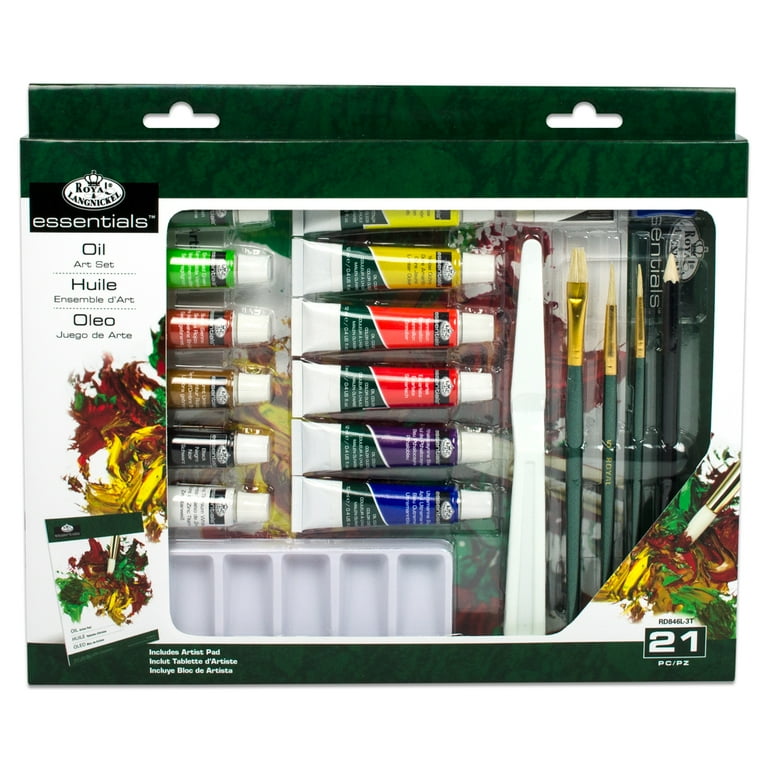 Royal & Langnickel 21pc Clearview Art Set - Oil Colour Royal & Langnickel 21pc Clearview Art Set - Oil Colour