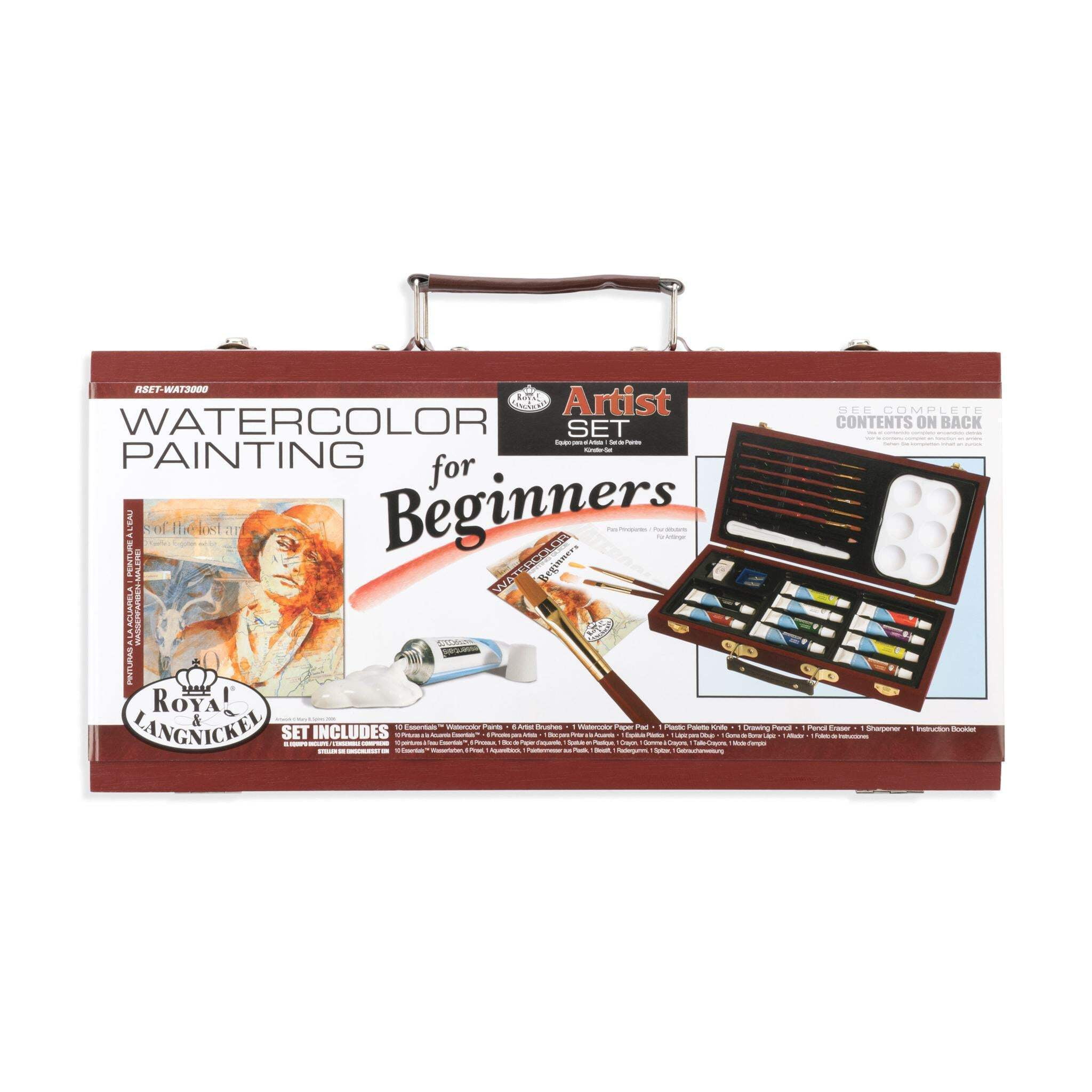 Royal & Langnickel Essentials™ 24pc Watercolor Painting Travel Art Set
