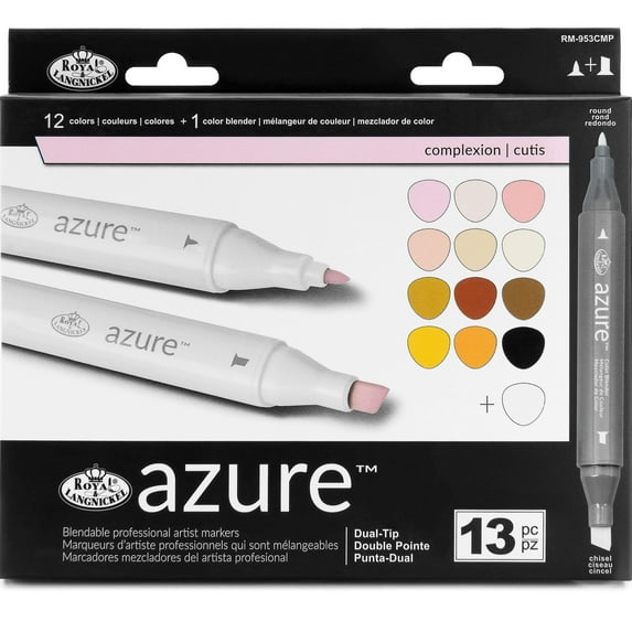 Royal & Langnickel Azure™ 13 pc Complexion Color Marker Set
