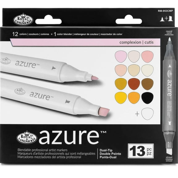 Royal & Langnickel Azure 13 pc Complexion Color Marker Set