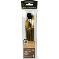 Royal & Langnickel(R) Gold Taklon Value Pack Brush Set-4/Pkg