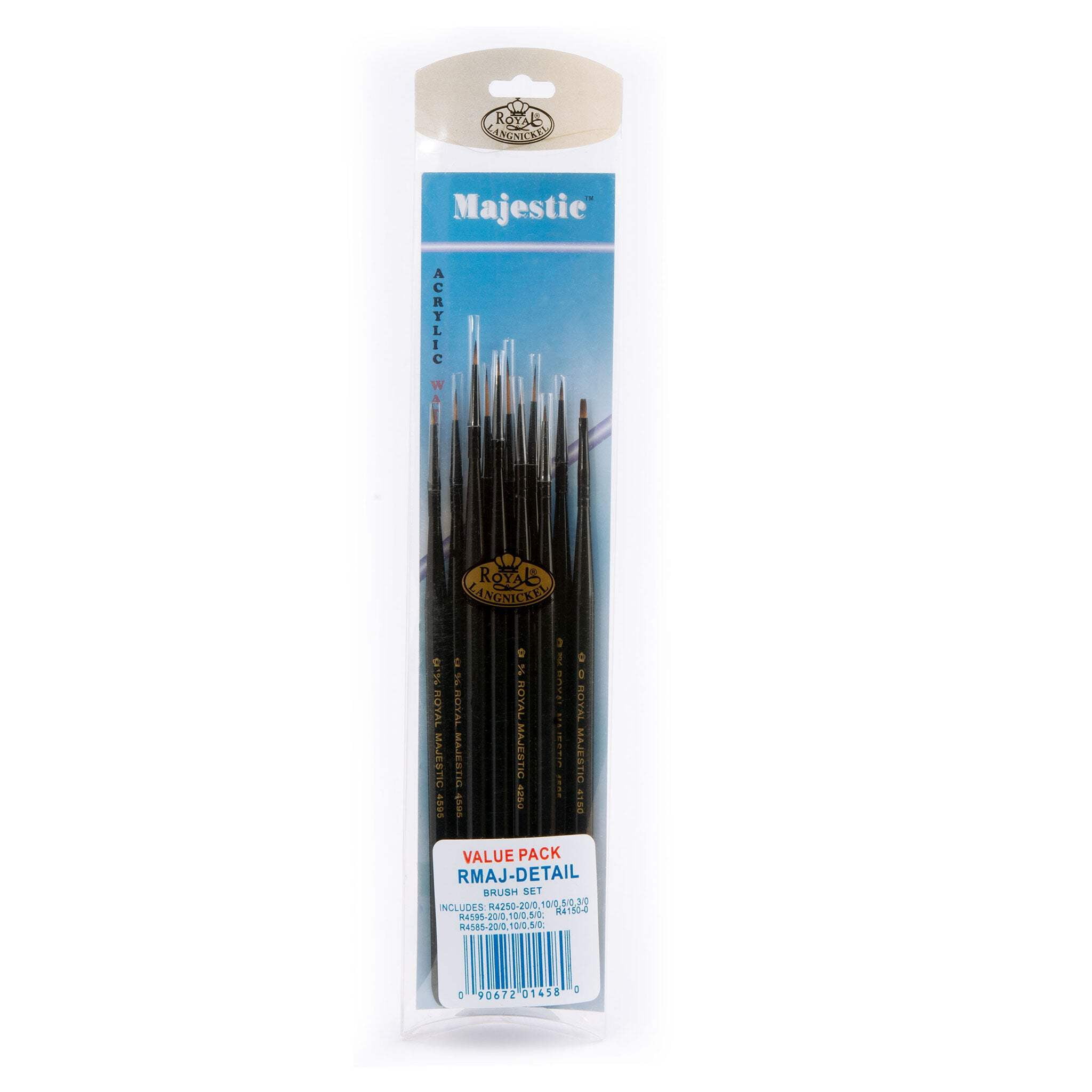 RMAJ-DETAIL | Majestic™ 11pc Detail Brush Set