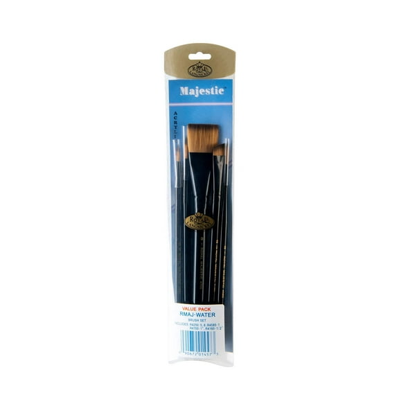 RMAJ-WATER | Majestic™ Standard Handle 4pc Watercolor Brush Set