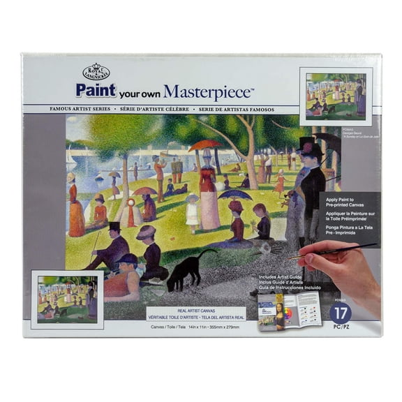 Royal & Langnickel Paint your own Masterpiece A Sunday on La Gran de Jatte by Georges Seurat Art Project