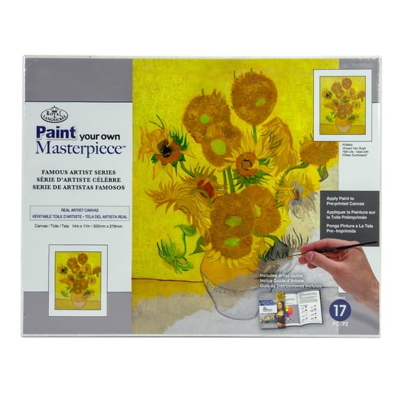 Royal & Langnickel, Paint Your Own Masterpiece, "Vase with Fifteen Sunflowers"