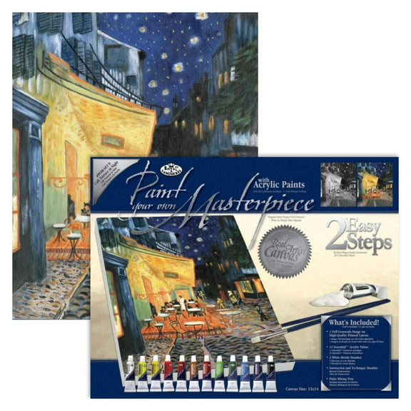 Royal & Langnickel Paint Your Own Masterpiece Kit, Terrace At Night